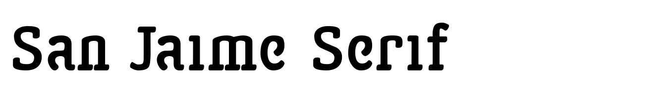 San Jaime Serif